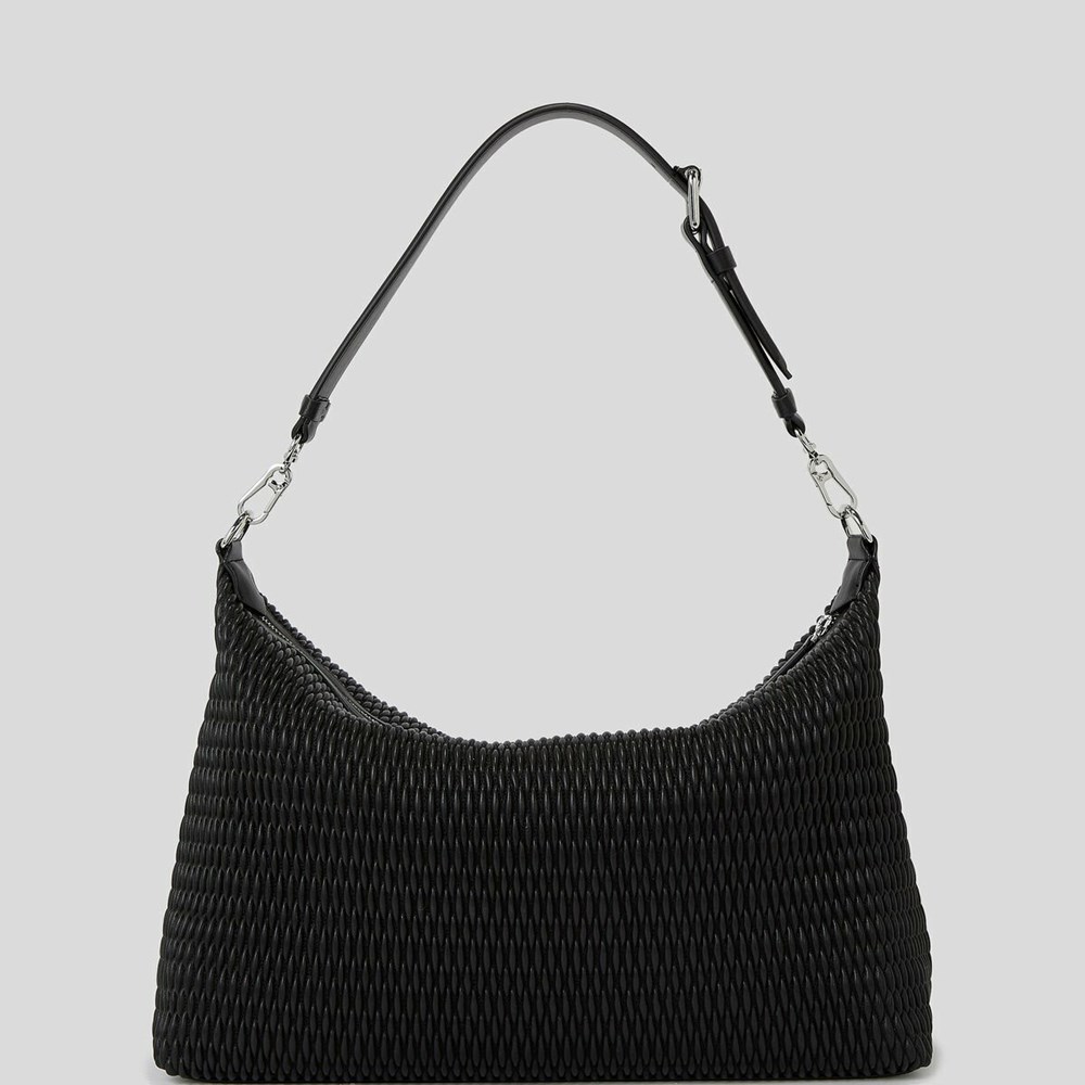 Black Women's Karl Lagerfeld K/Kushion Quilted Extra-large Shoulder Bags | TH158GCUR