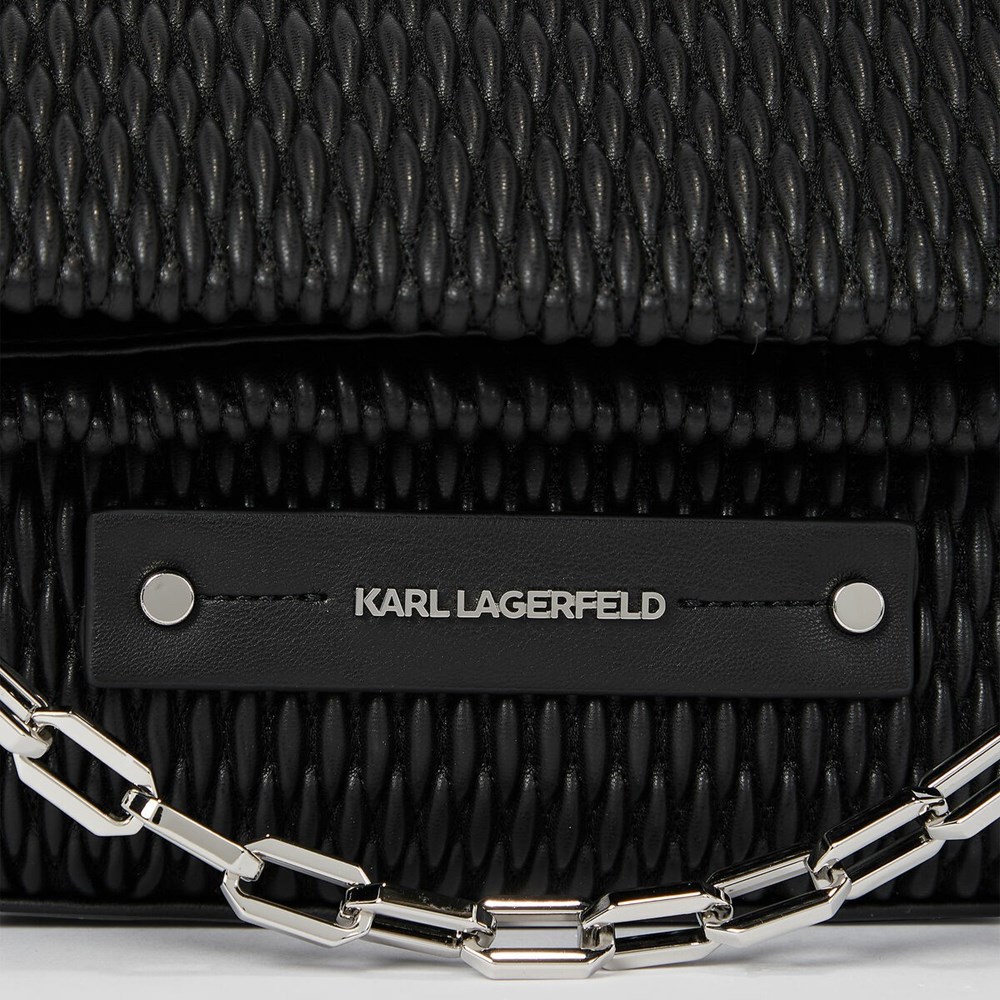 Black Women's Karl Lagerfeld K/Kushion Quilted Folded Tote Bags | TH265AETX