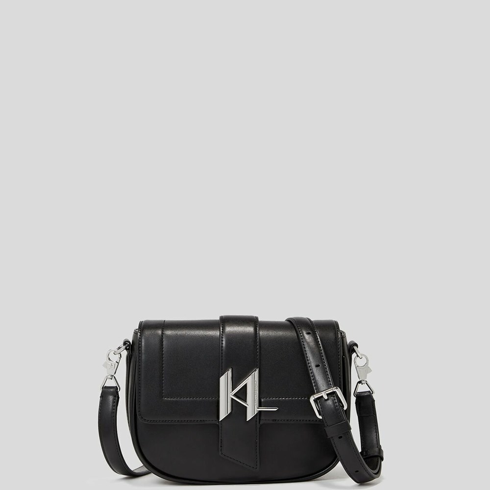 Black Women's Karl Lagerfeld K/Saddle Shoulder Bags | TH954KCLZ