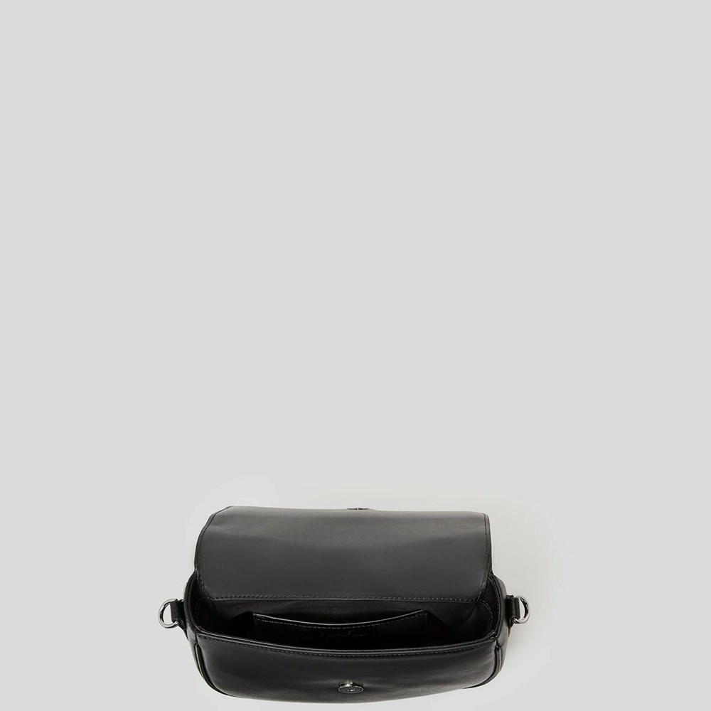 Black Women's Karl Lagerfeld K/Saddle Shoulder Bags | TH954KCLZ