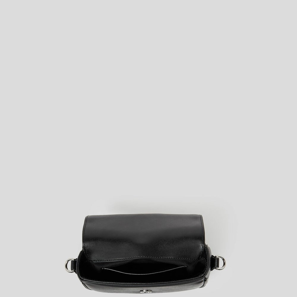 Black Women's Karl Lagerfeld K/Saddle Small Shoulder Bags | TH638GEBT