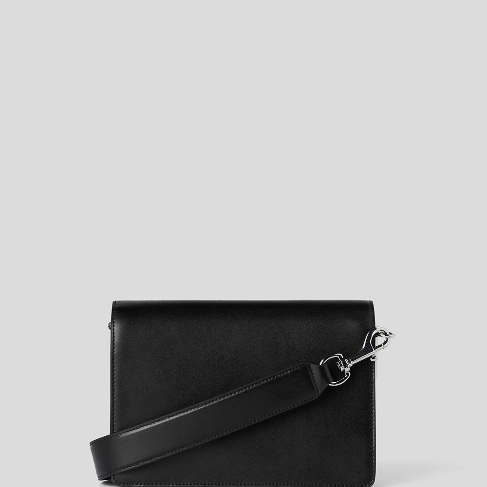 Black Women's Karl Lagerfeld K/Signature Shoulder Bags | TH876QFTO