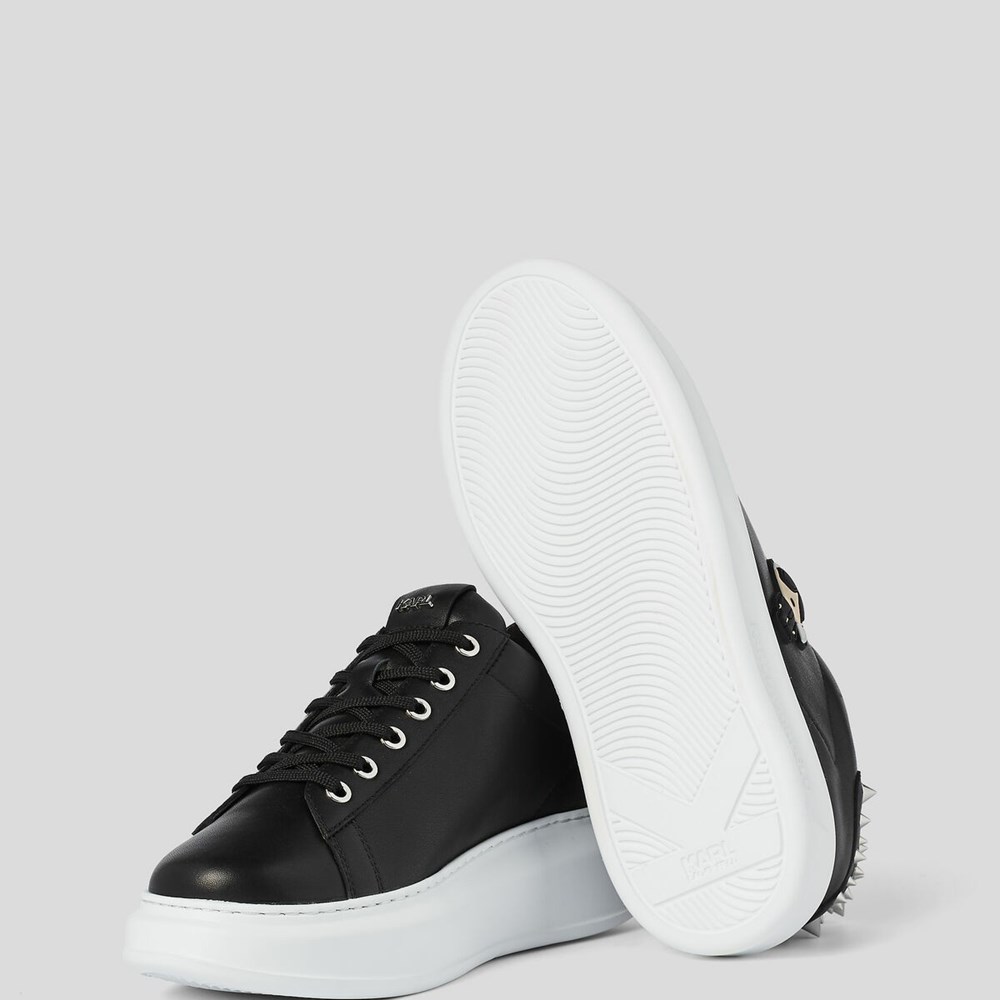 Black Women's Karl Lagerfeld Kapri K/Ikonic Stud Sneakers | TH051KDQS