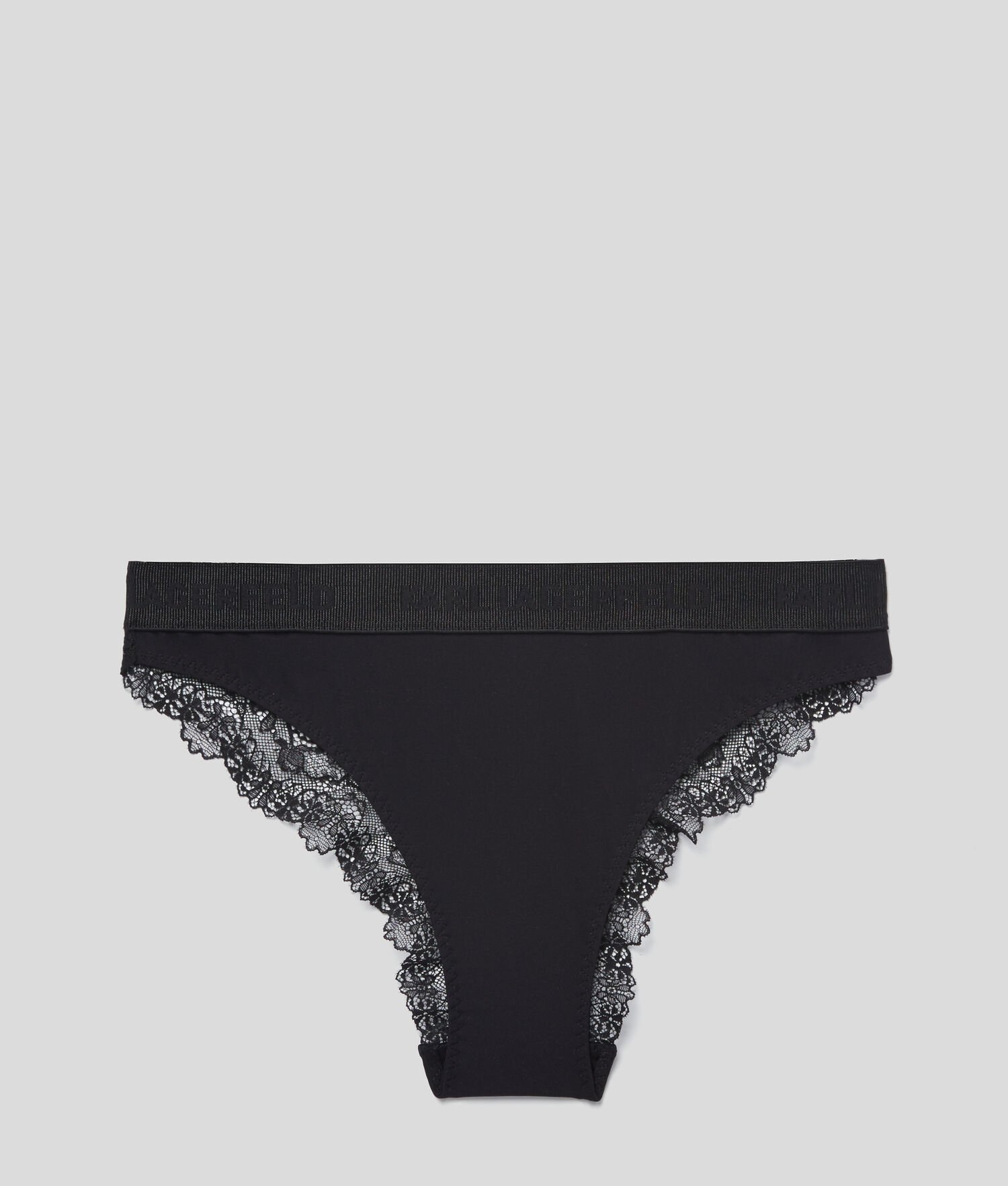 Black Women\'s Karl Lagerfeld Lace Briefs Underwear | TH752SULE