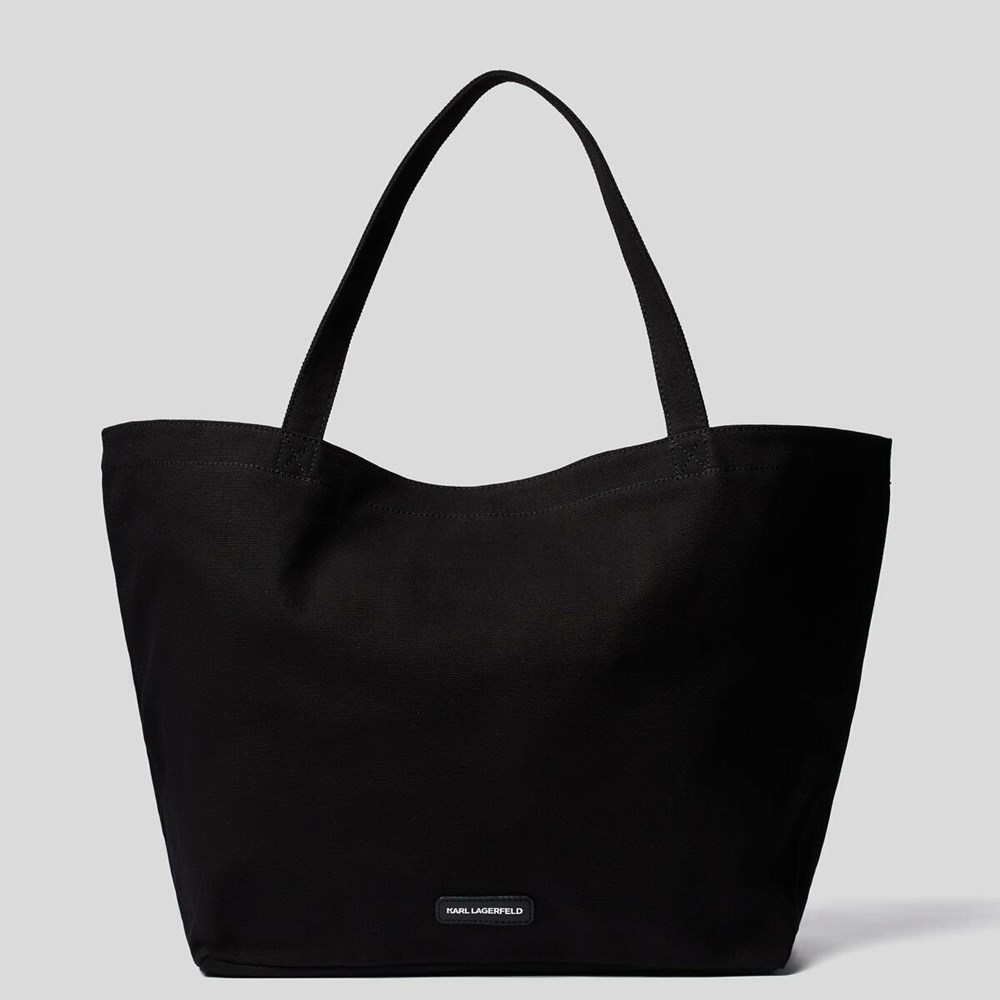 Black Women's Karl Lagerfeld Rue St-guillaume Tote Bags | TH607DWKT