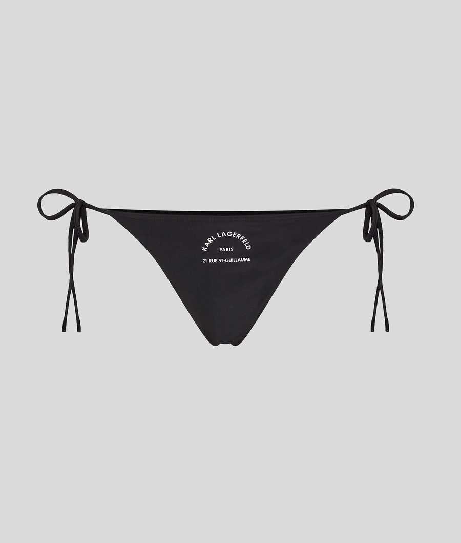 Black Women's Karl Lagerfeld String Beachwear | TH503UWPV