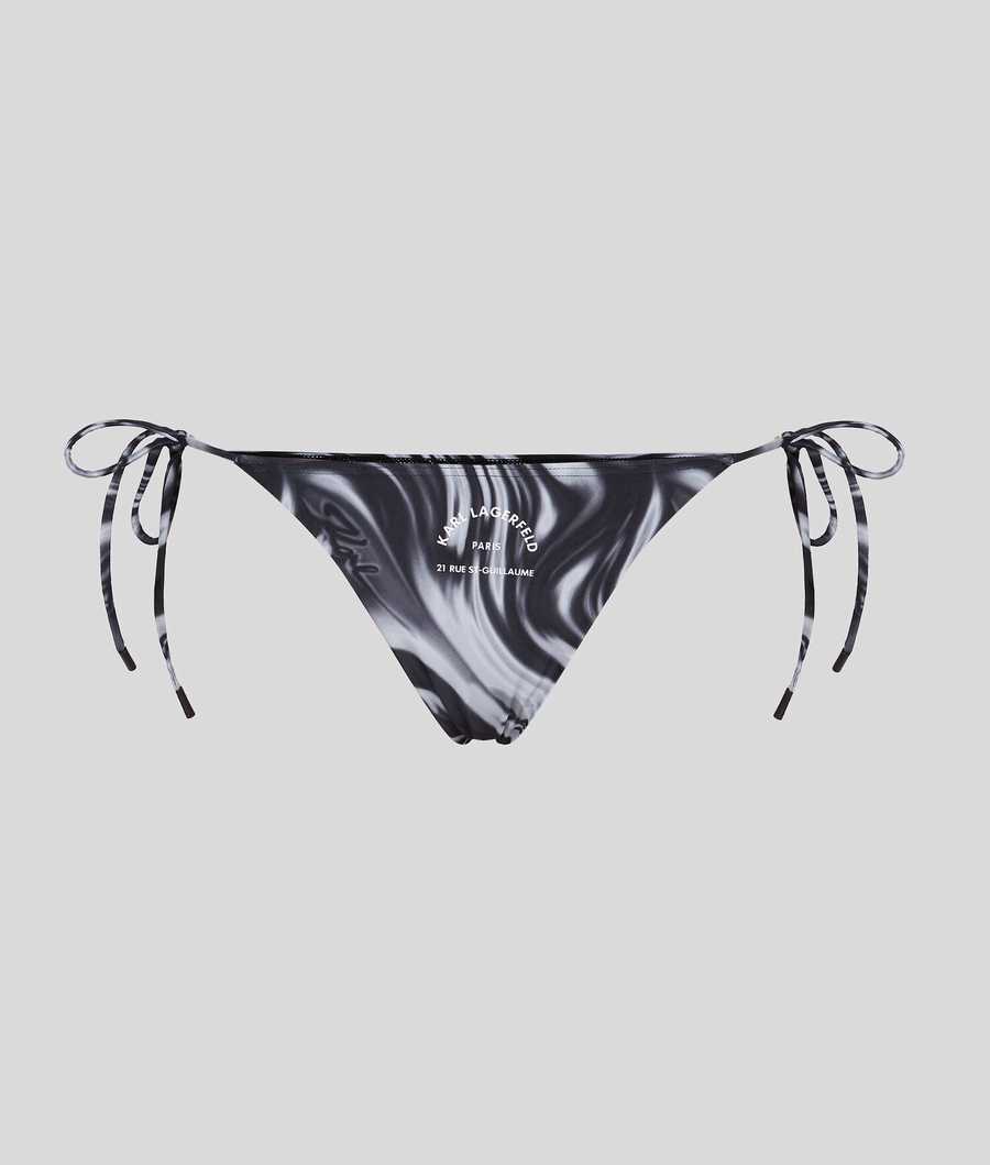 Black Women\'s Karl Lagerfeld String Beachwear | TH543JKWB