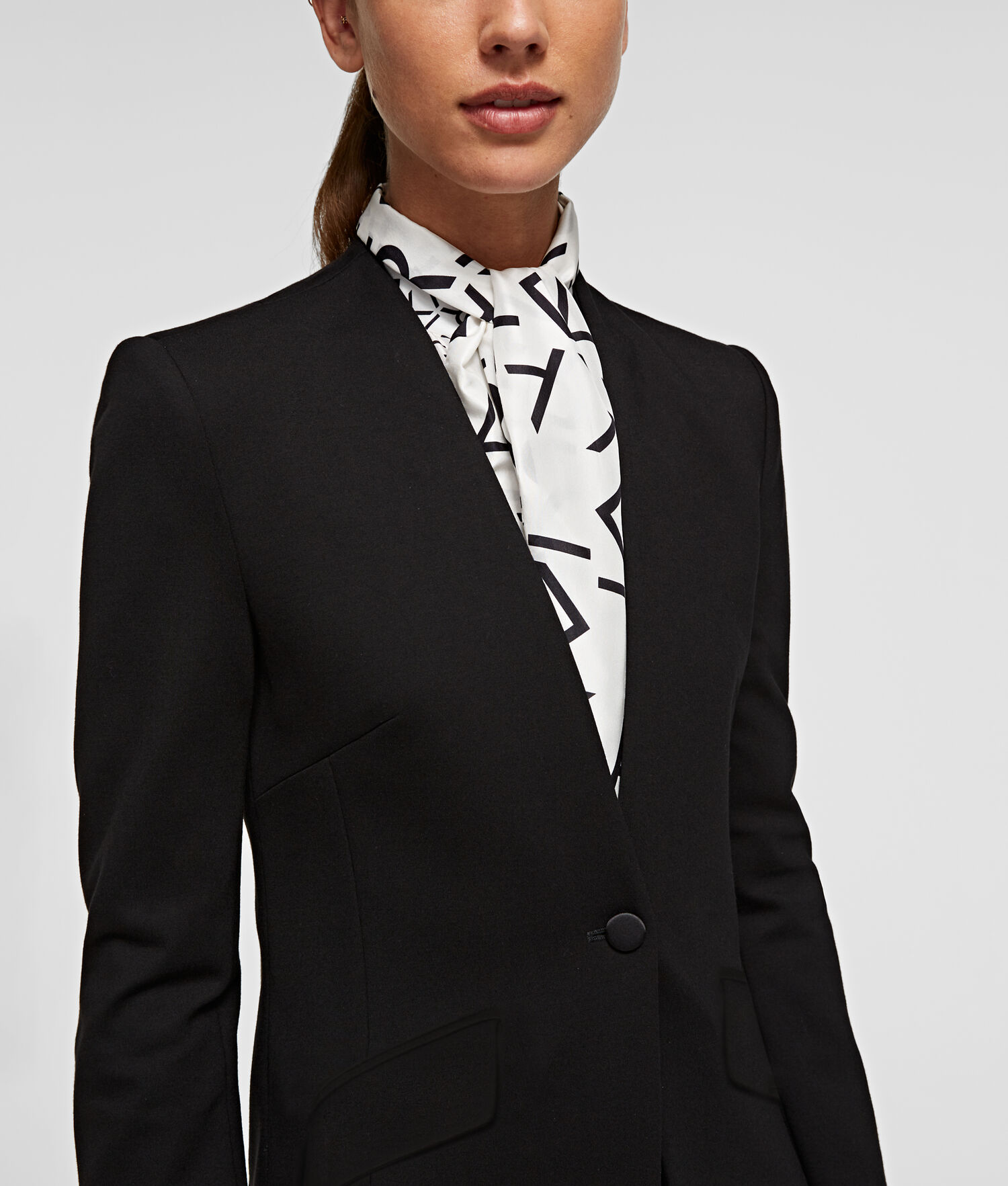 Black Women's Karl Lagerfeld Summer Punto Jackets | TH357RZFS