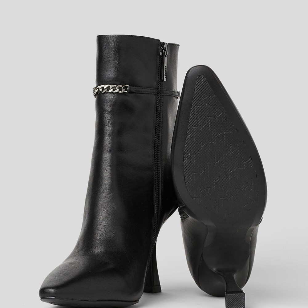 Black Women's Karl Lagerfeld Verona Ankle Boots | TH419XHJL