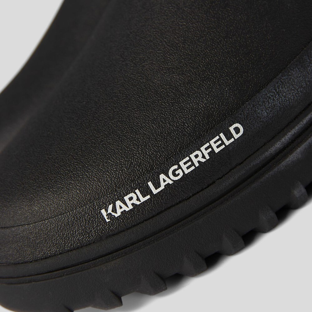 Black Women's Karl Lagerfeld Vostok Ankle Sock Boots | TH503OUWP