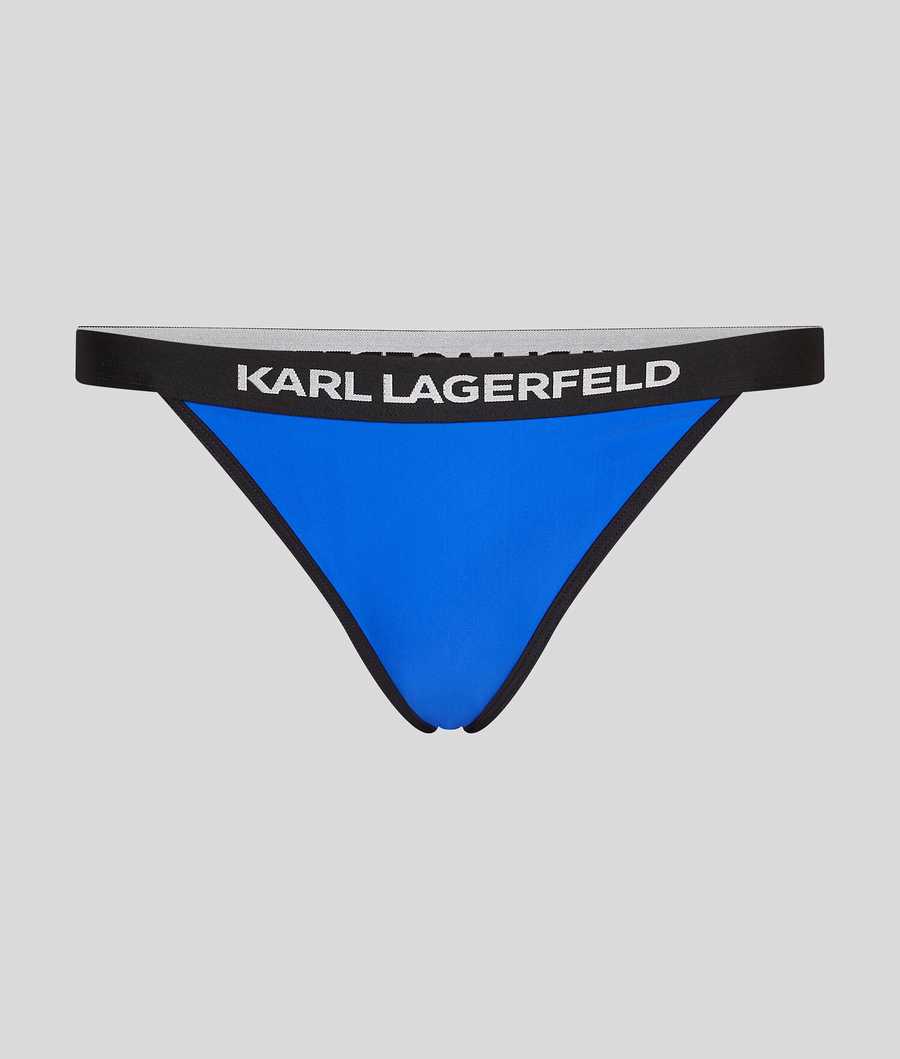 Blue Women\'s Karl Lagerfeld Karl Logo Beachwear | TH154EQKS