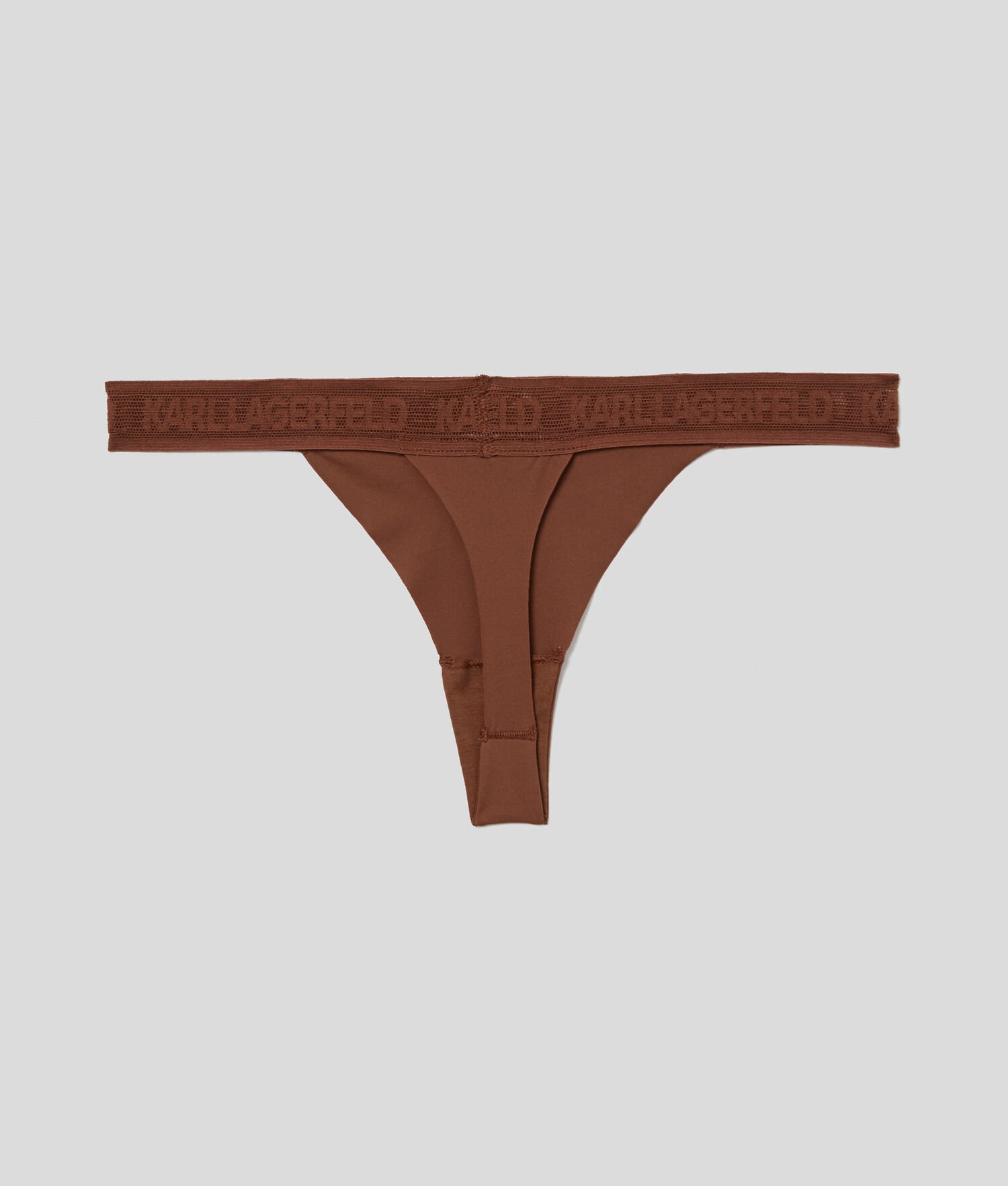 Brown Women's Karl Lagerfeld Ultra-light Karl Logo Thong Underwear | TH105DSTQ