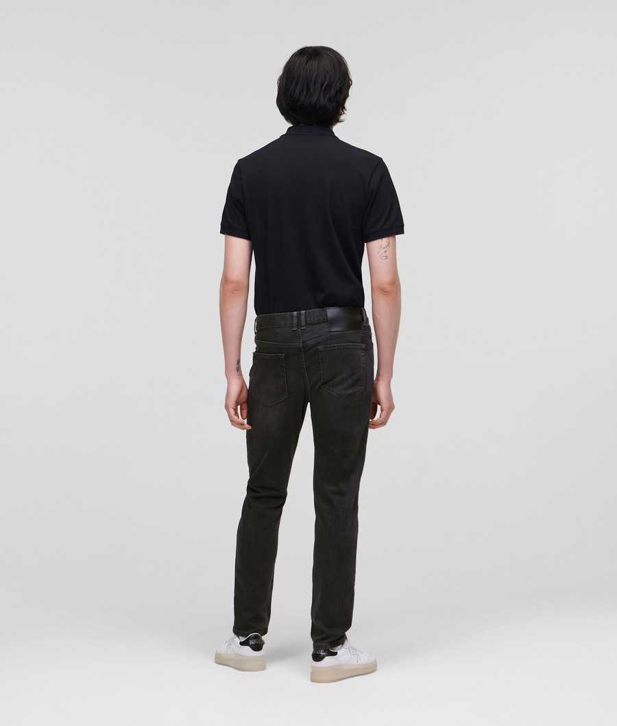 Dark Men's Karl Lagerfeld Ikonik Slim-fit Jeans | TH475WBSN