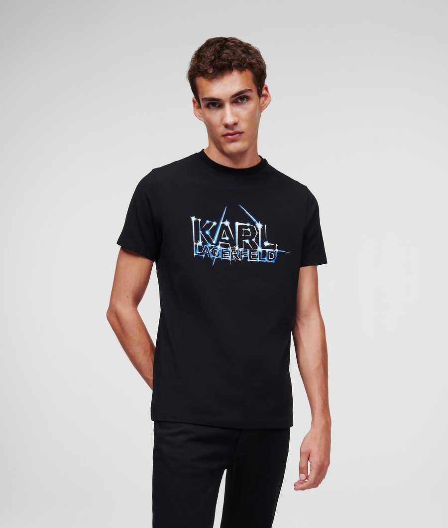 Flower Men's Karl Lagerfeld Karl Galactic T-Shirts | TH086VCKB