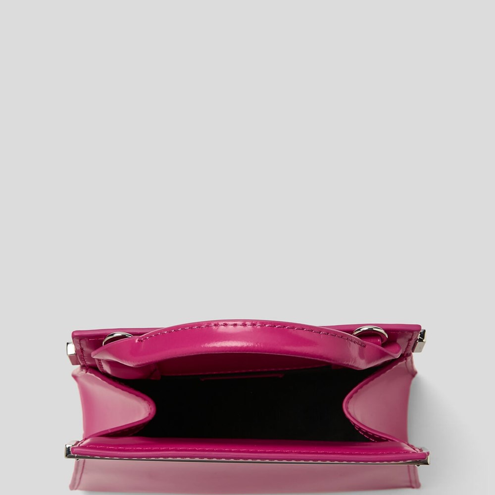 Fuchsia Women's Karl Lagerfeld K/Kross Archive Small Handbags | TH156PCZU