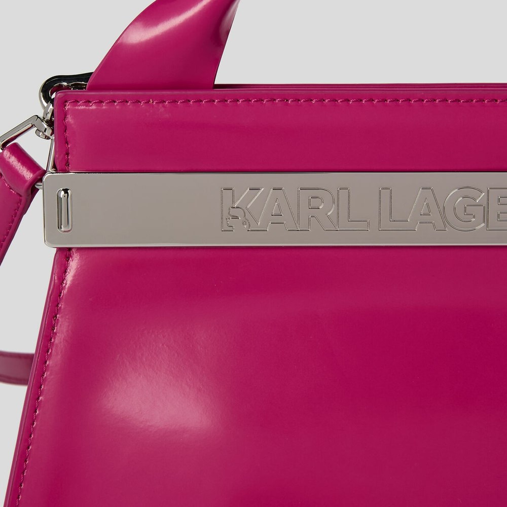 Fuchsia Women's Karl Lagerfeld K/Kross Archive Handbags | TH670YCRU