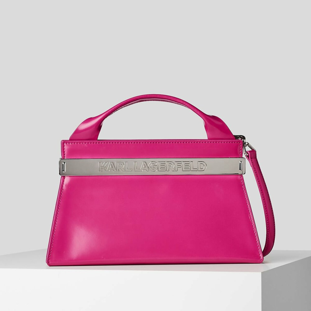 Fuchsia Women\'s Karl Lagerfeld K/Kross Archive Handbags | TH670YCRU