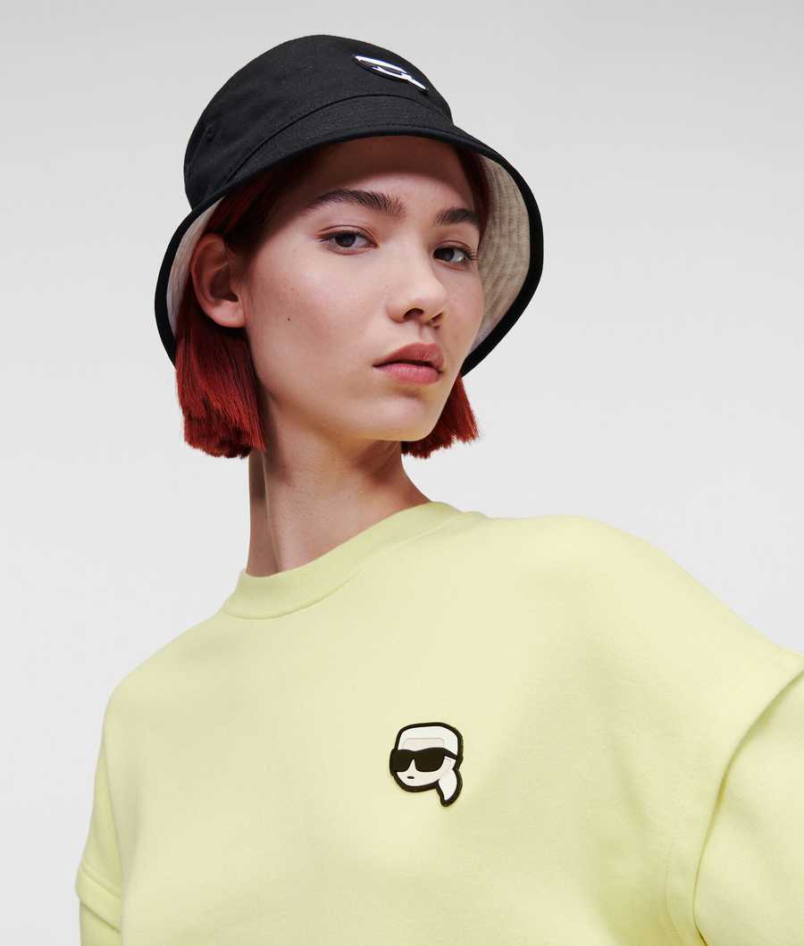 Green Women's Karl Lagerfeld Ikonik 2.0 Relaxed-fit Sweatshirts | TH507ULFH