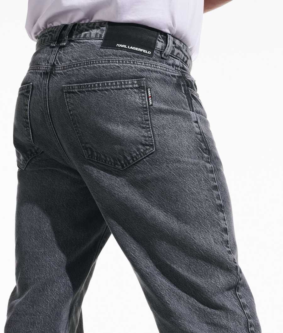 Grey Men's Karl Lagerfeld Cara Loves Karl Jeans | TH291YNWZ