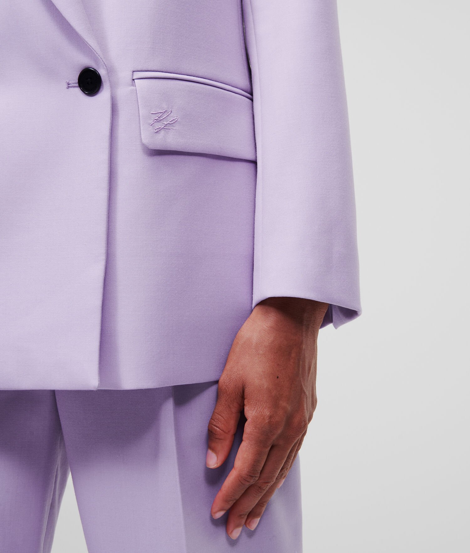 Lavender Women's Karl Lagerfeld Tailored Blazers | TH384OKUR