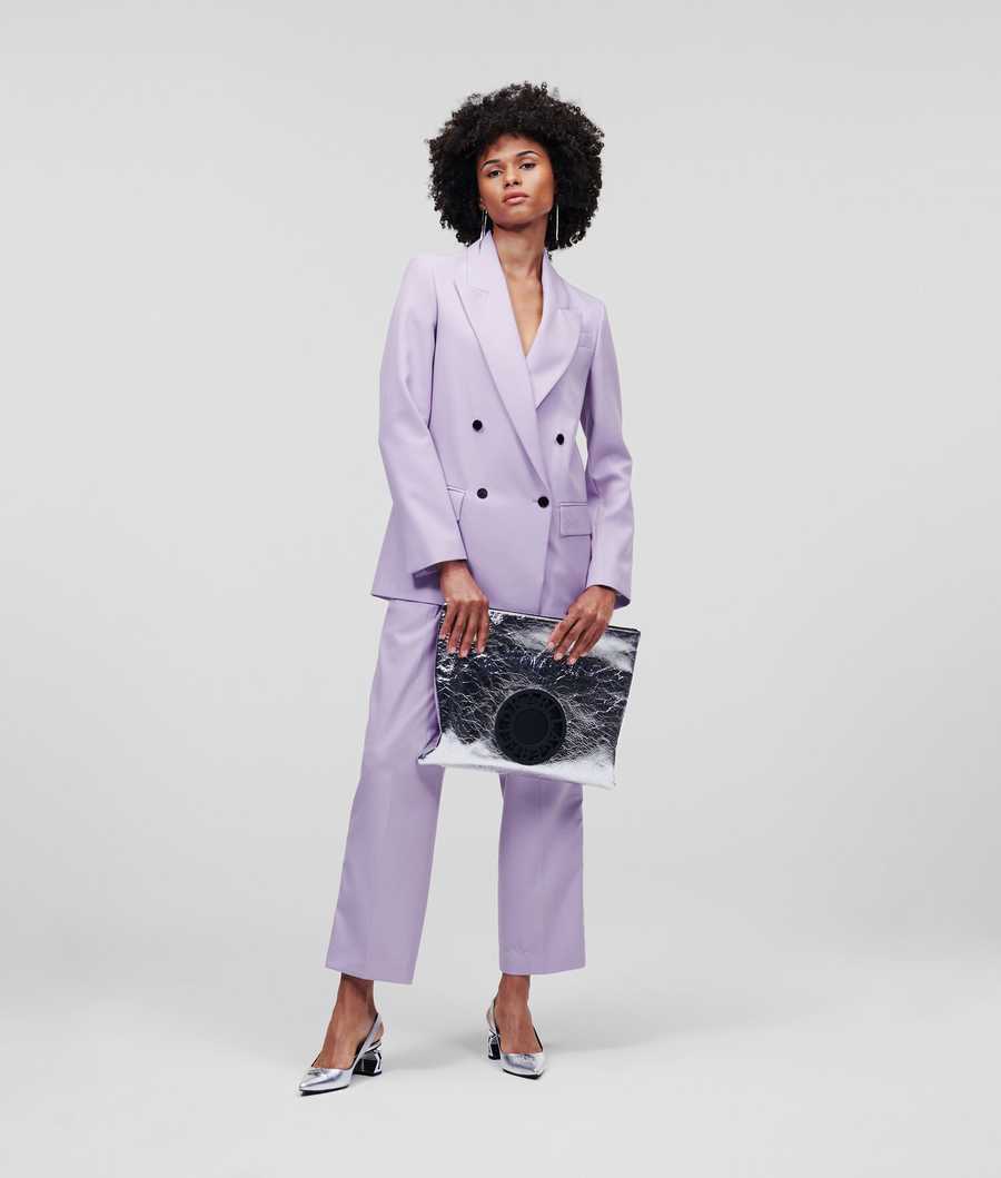 Lavender Women's Karl Lagerfeld Tailored Blazers | TH384OKUR