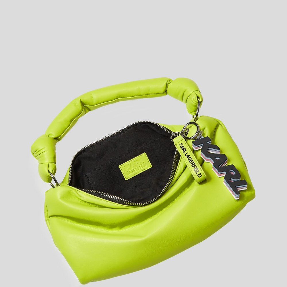 Light Green Women's Karl Lagerfeld K/Knotted Small Shoulder Bags | TH680GQAB