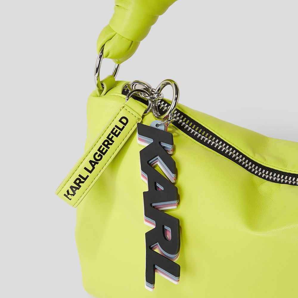 Light Green Women's Karl Lagerfeld K/Knotted Small Shoulder Bags | TH680GQAB