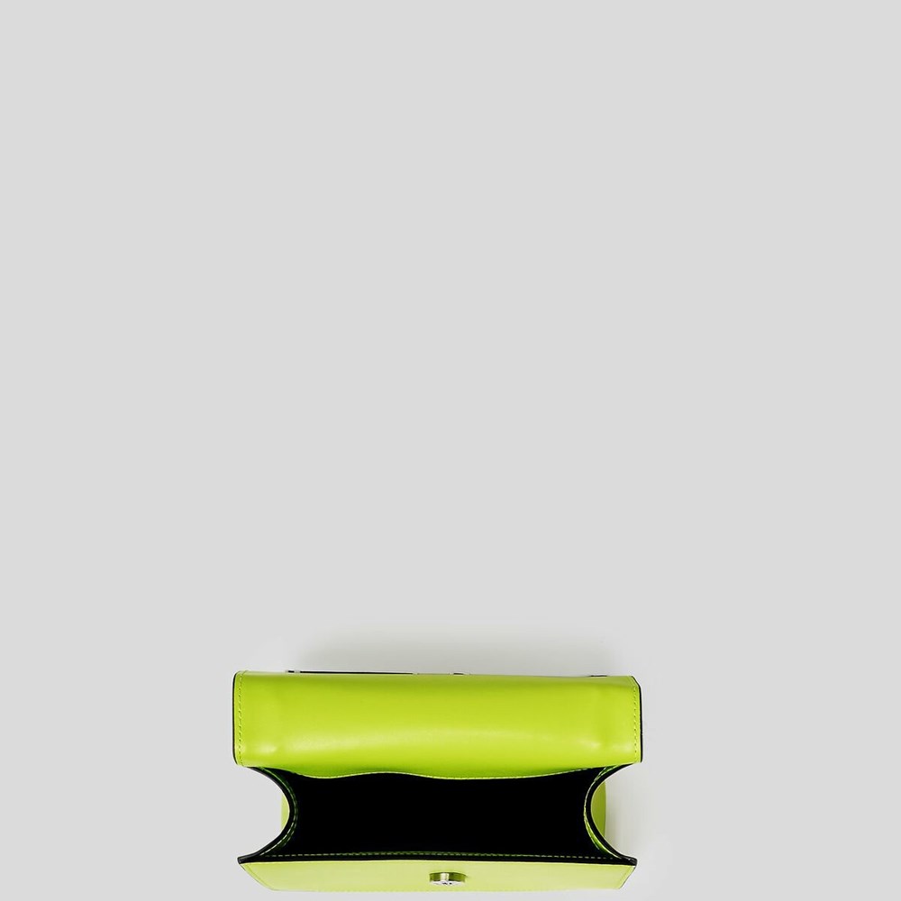 Light Green Women's Karl Lagerfeld K/Signature Small Shoulder Bags | TH179NGSQ