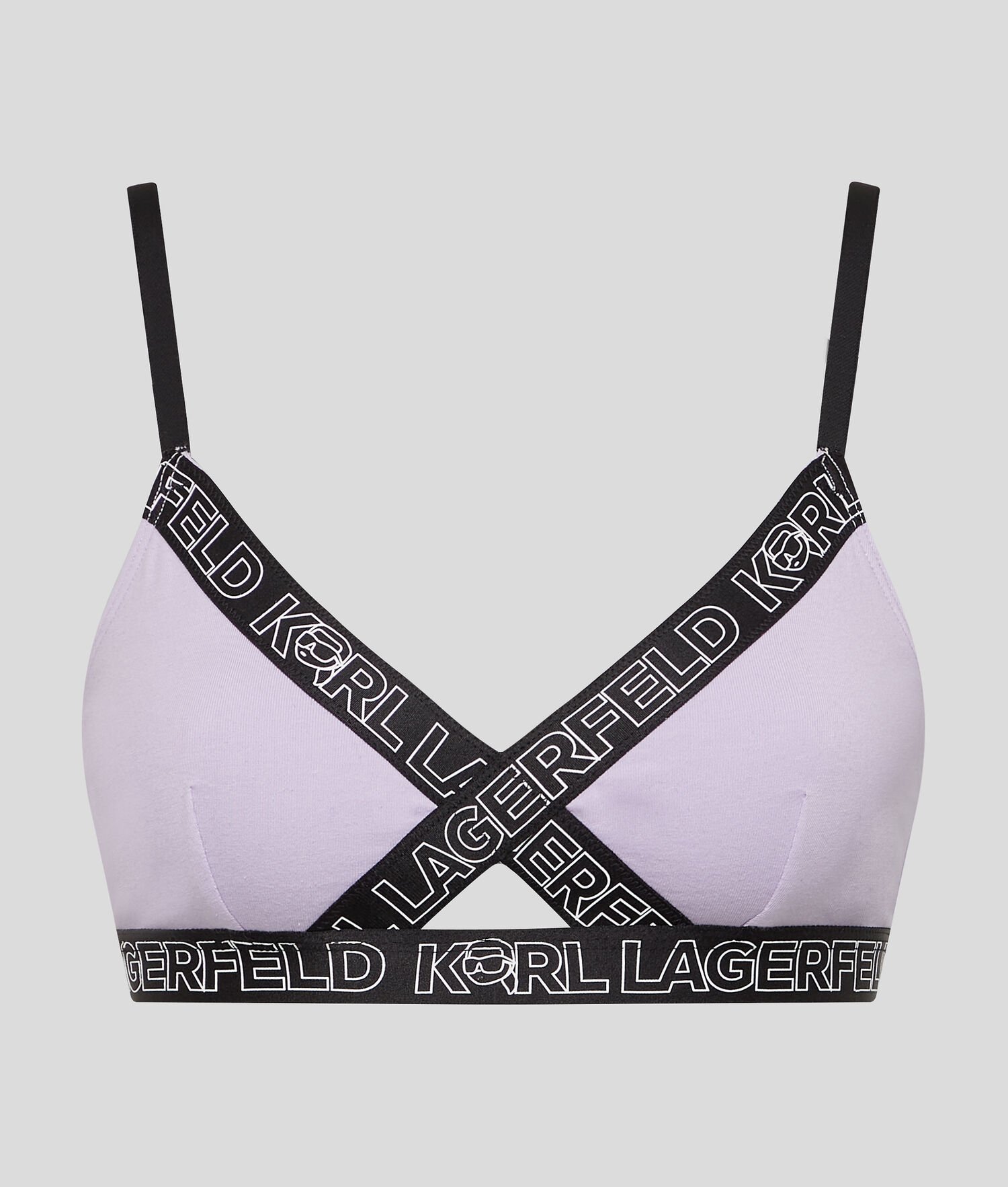 Light Purple Women's Karl Lagerfeld Ikonik 2.0 Peephole Bra Underwear | TH368KLRA