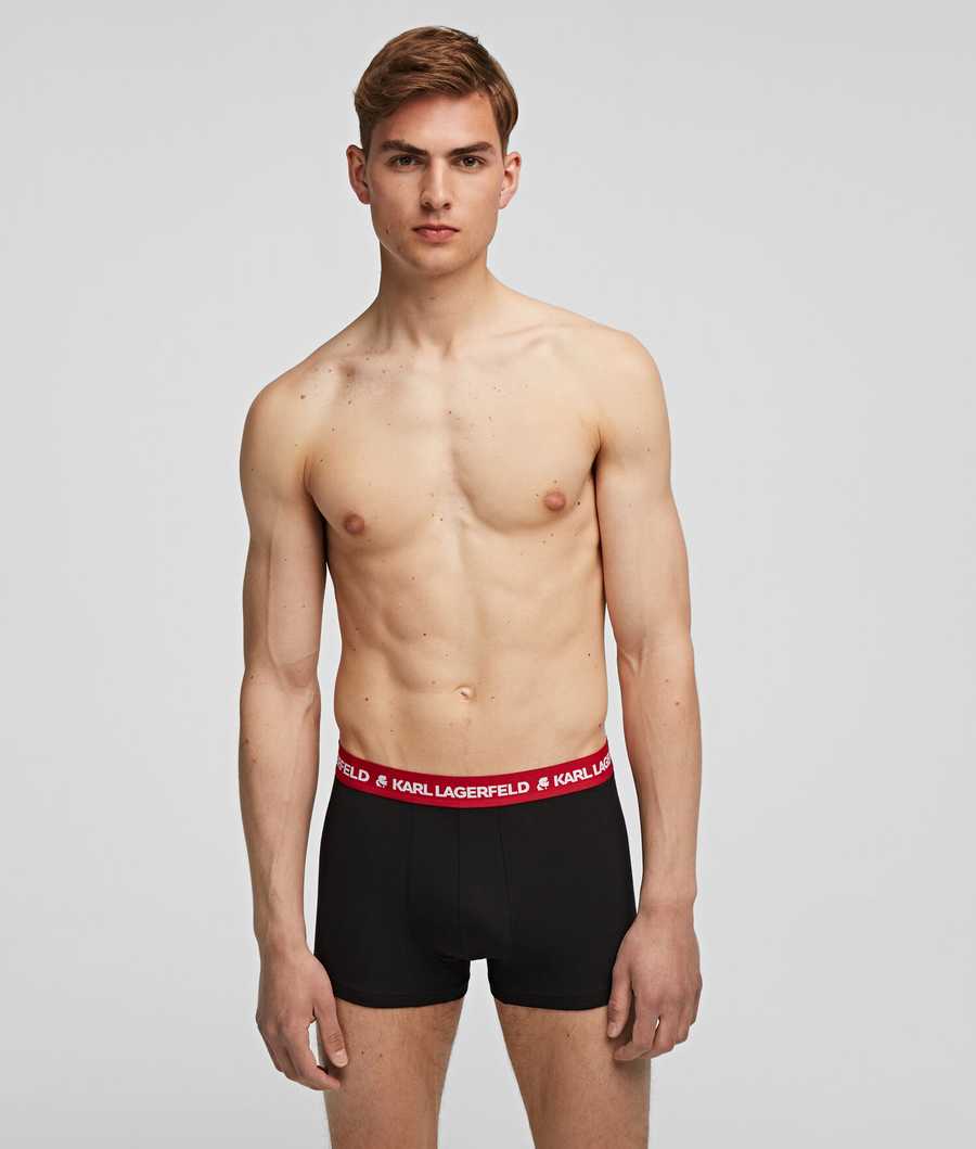 Multicolor Men's Karl Lagerfeld Karl Logo Trunks - 7 Pack Underwear | TH924VYUK