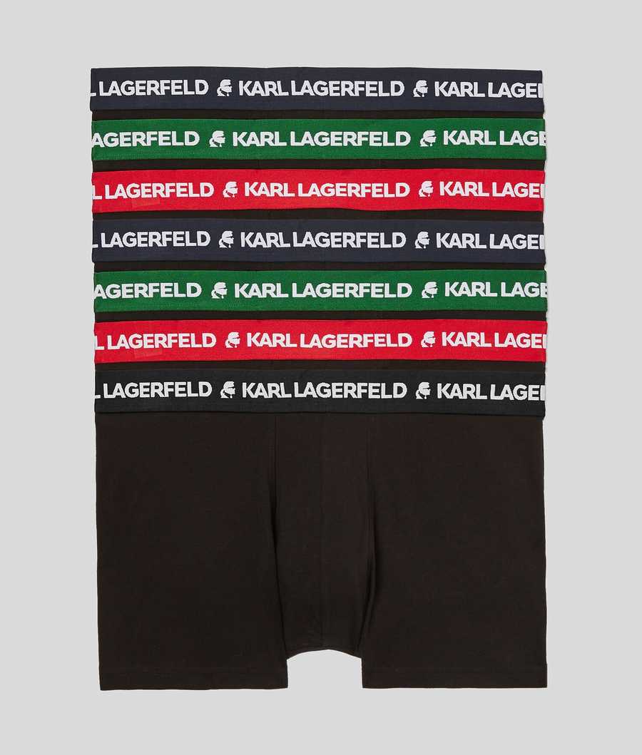 Multicolor Men\'s Karl Lagerfeld Karl Logo Trunks - 7 Pack Underwear | TH924VYUK