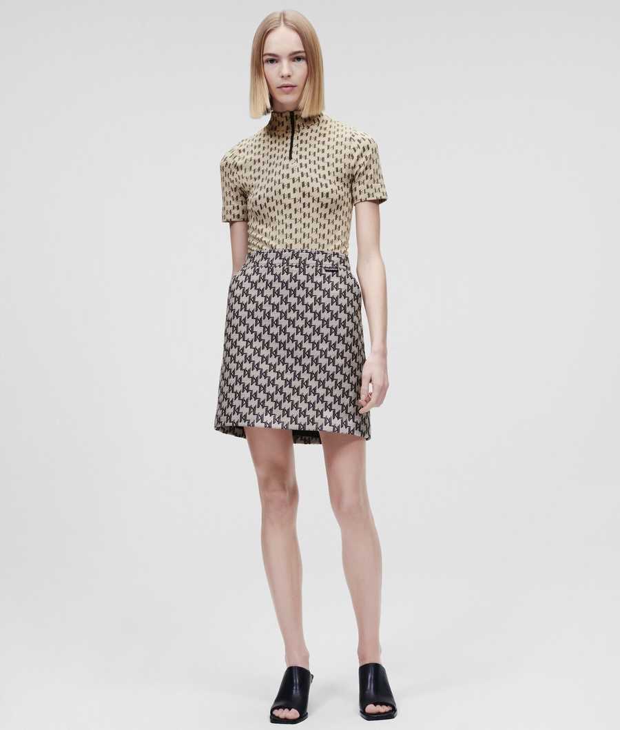 Multicolor Women's Karl Lagerfeld Kl Monogram Mini Skirts | TH186JXFC