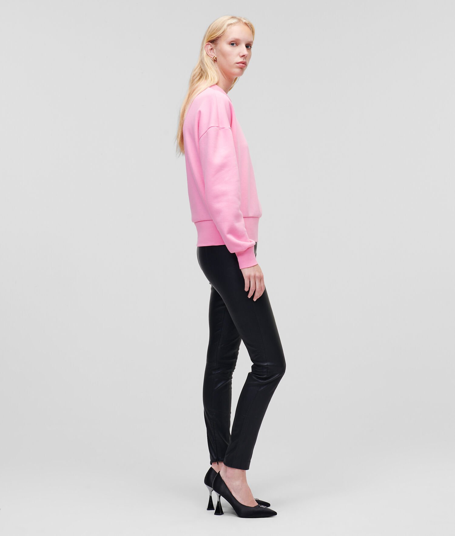 Pink Women's Karl Lagerfeld Athleisure Half-zip Sweatshirts | TH061KOJS