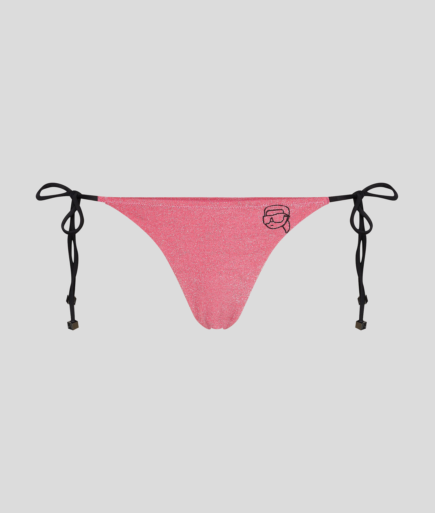 Pink Women\'s Karl Lagerfeld Ikonik 2.0 Lurex String Beachwear | TH459ORVG