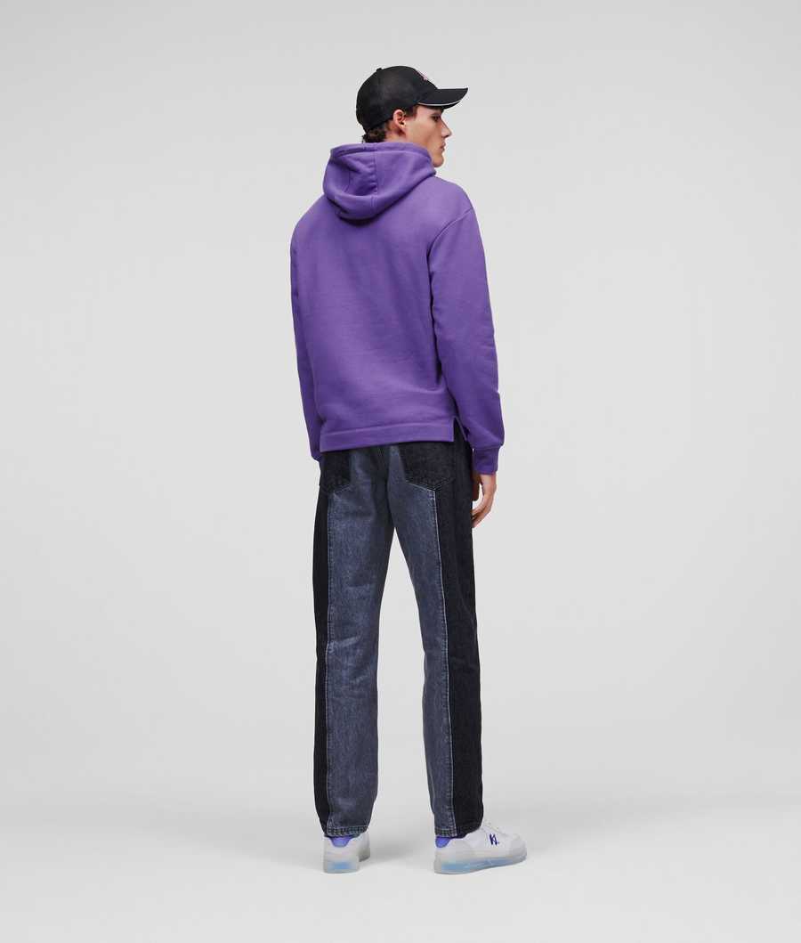 Purple Men's Karl Lagerfeld Rue St-guillaume Sweatshirts | TH749FCMK