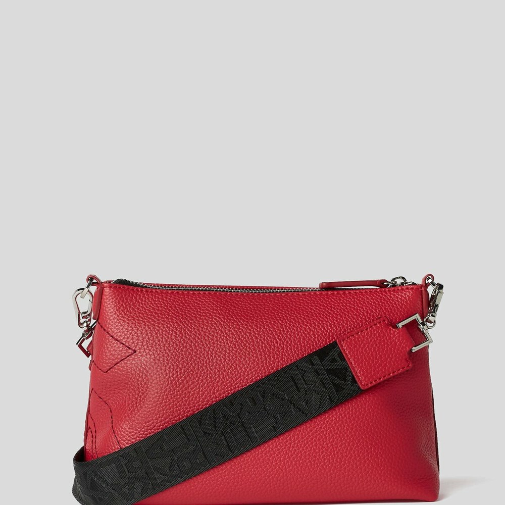 Red Women's Karl Lagerfeld K/Athleisure Crossbody Bags | TH923USXC