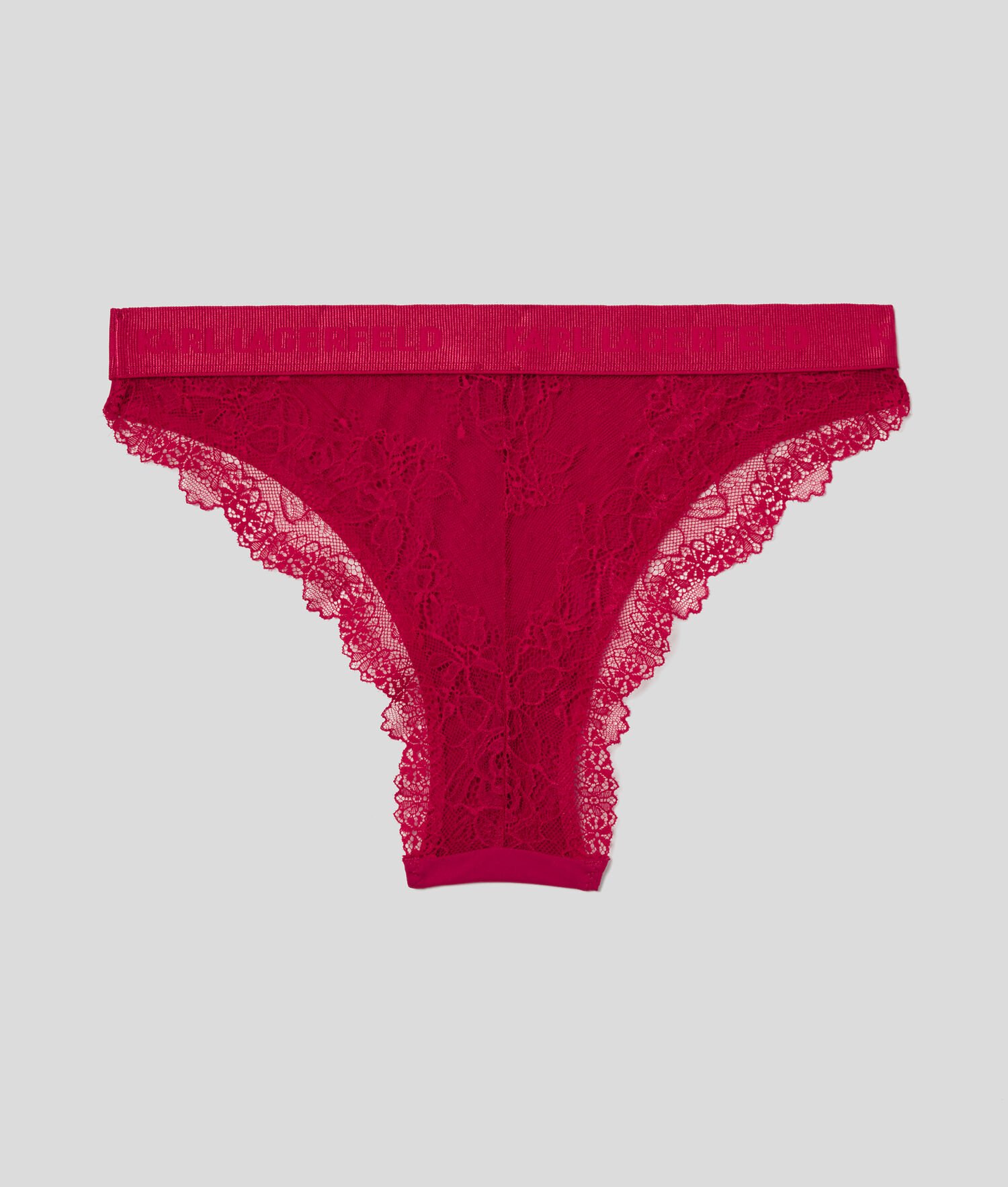 Red Women's Karl Lagerfeld Lace Briefs Underwear | TH364RUXT