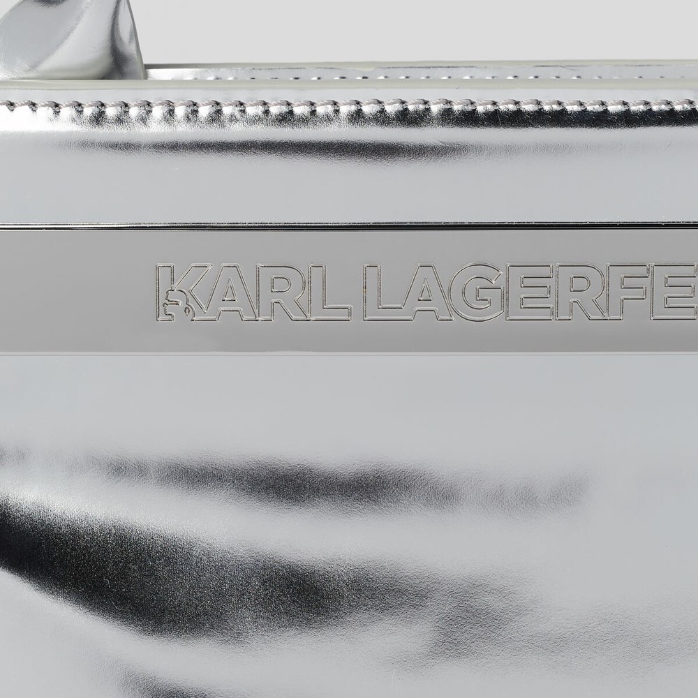 Silver Women's Karl Lagerfeld K/Kross Archive Small Handbags | TH475ANMQ