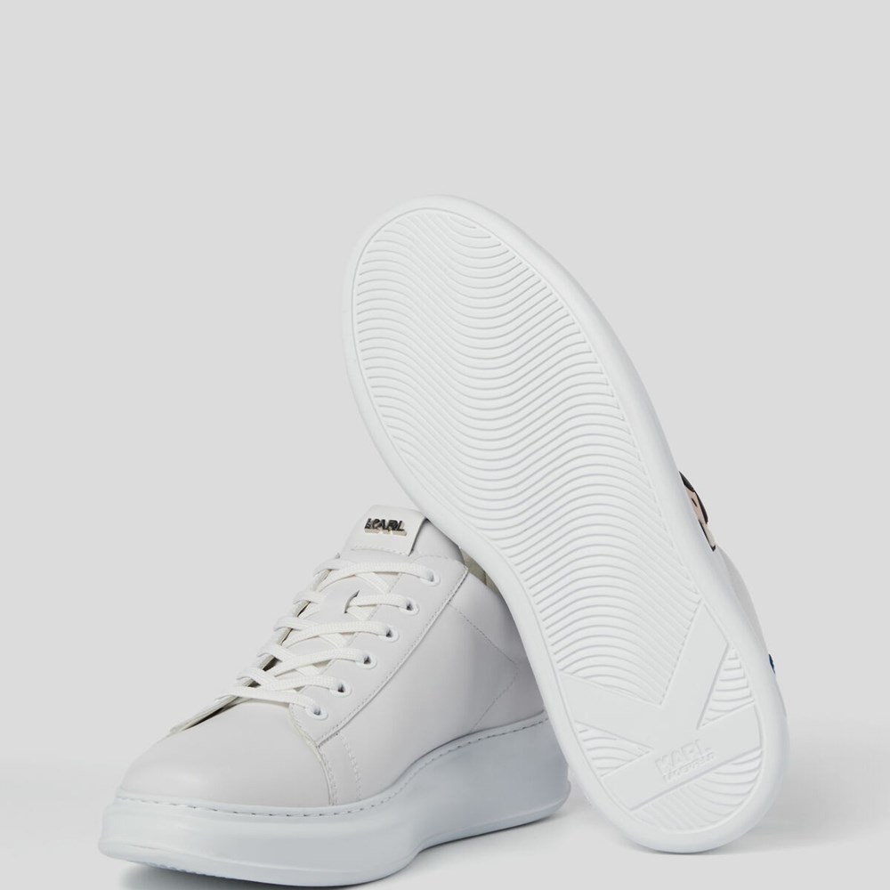 White / Blue Men's Karl Lagerfeld K/Ikonik Kapri Sneakers | TH159YMEQ