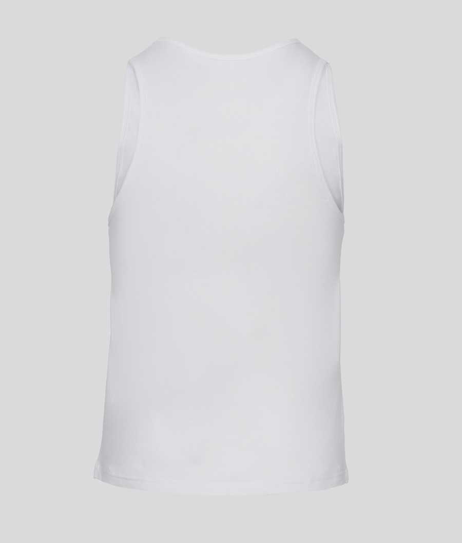 White Men's Karl Lagerfeld Tank Top - 2 Pack Underwear | TH052GFAU