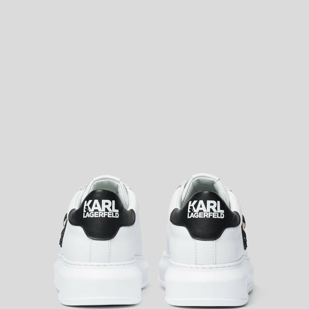 White Women's Karl Lagerfeld K/Ikonik Kapri Sneakers | TH465MZUJ