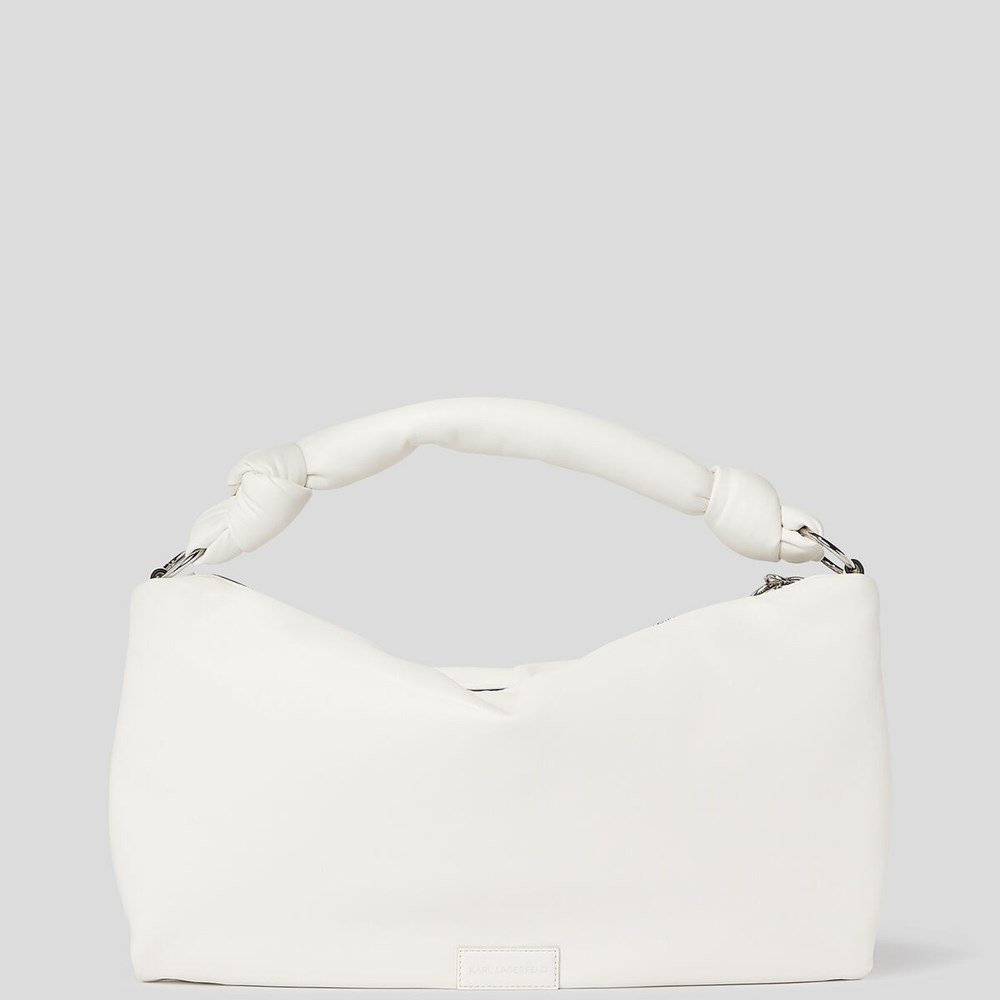 White Women's Karl Lagerfeld K/Knotted Shoulder Bags | TH329FNBV