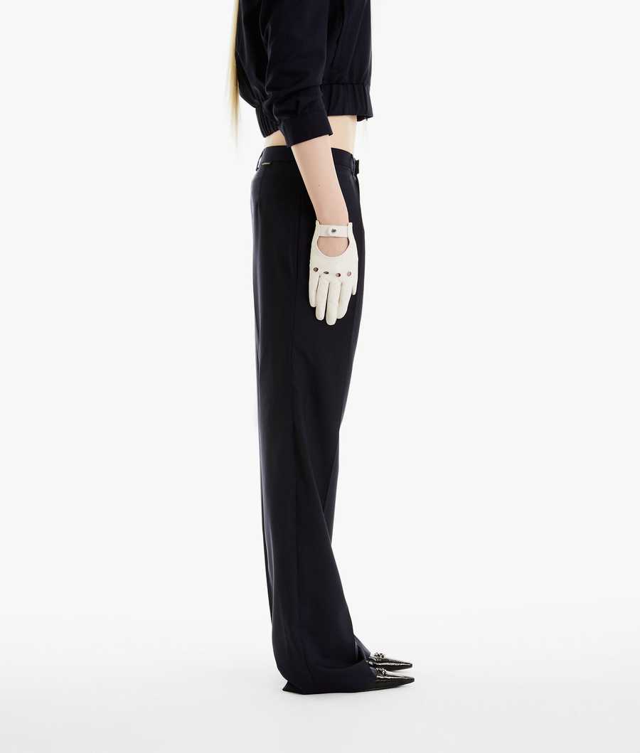 White Women's Karl Lagerfeld Karl Lagerfeld X Alled-martinez Pinstripe Pants | TH302ALUF