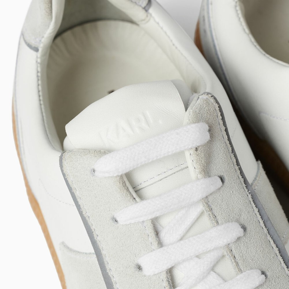 White Women's Karl Lagerfeld Kl X Am Lace Sneakers | TH590UKDH